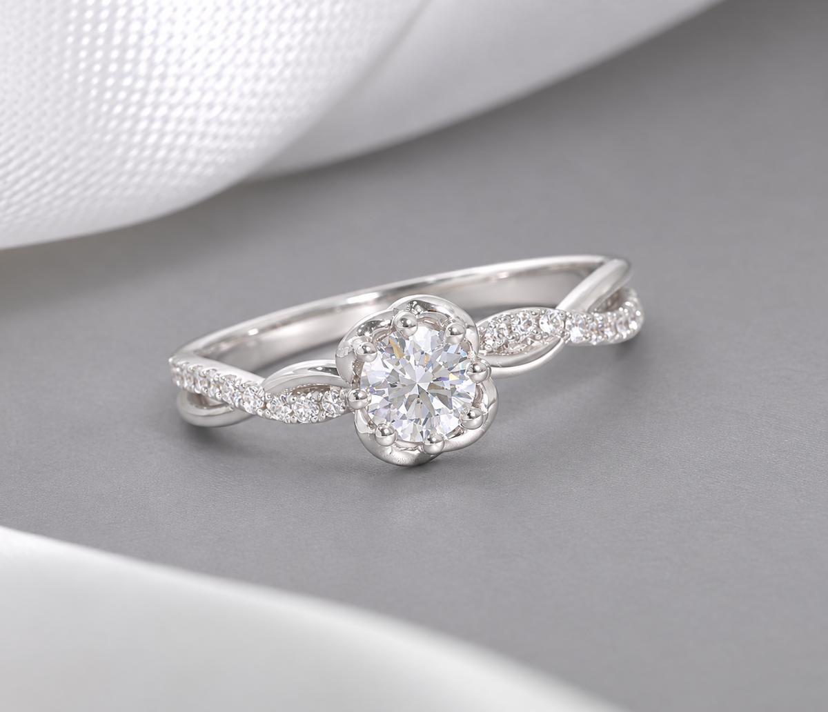 W113 - 0.30 CT GIA Natural Diamond Ring