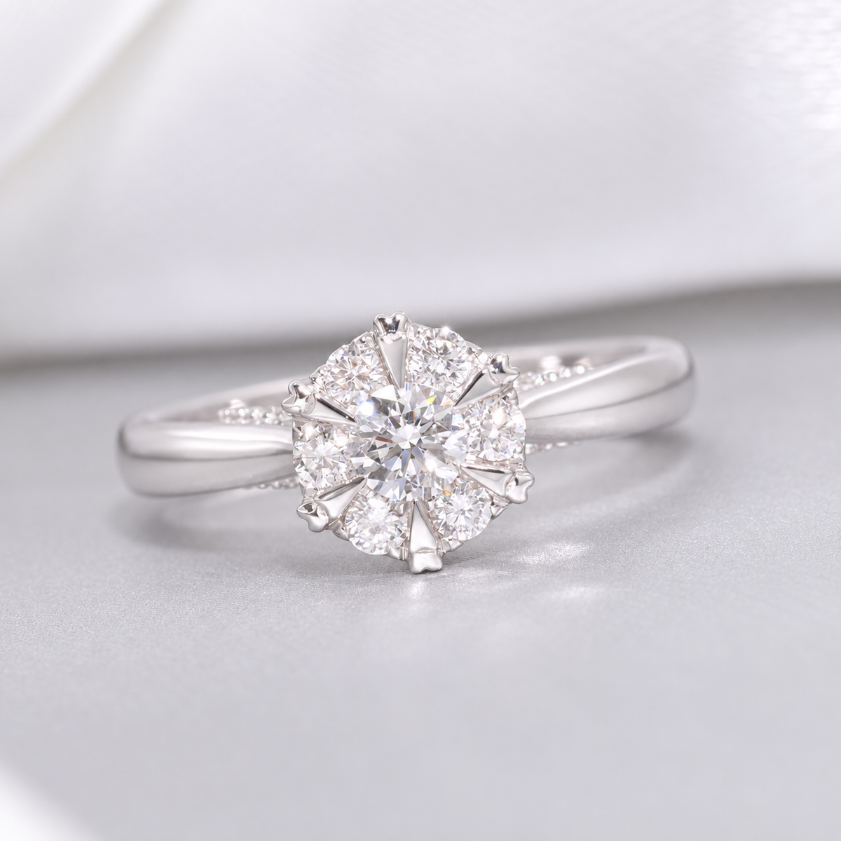 NW19 - 0.30 CT GIA Special Ring for Woman