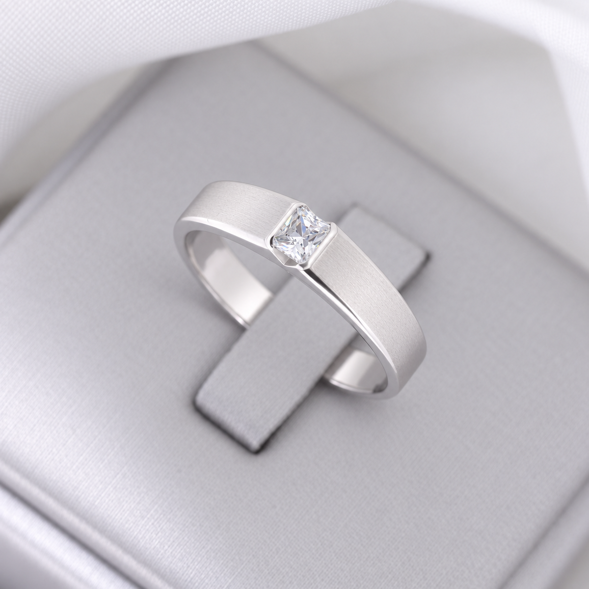 M112 - 0.30 CT Princess Cut GIA Natural Diamond