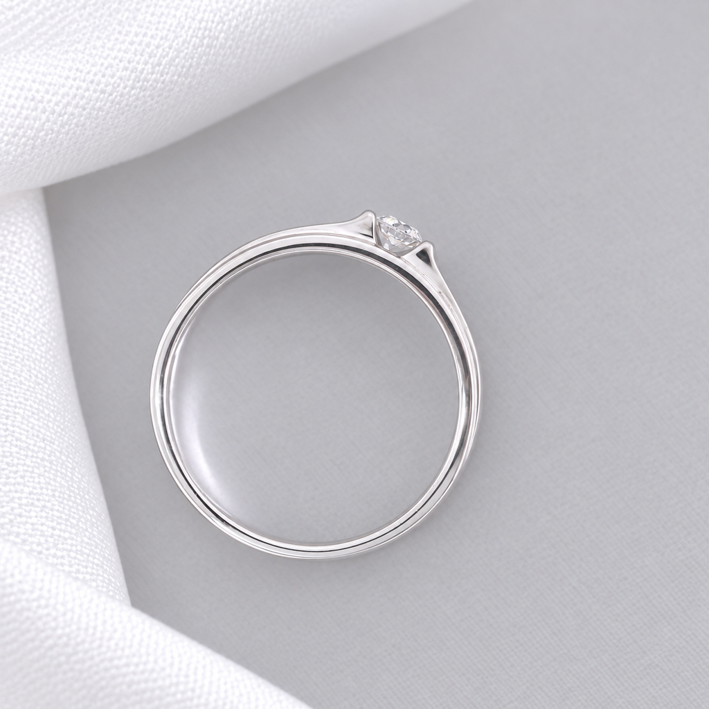 M129 - Natural Diamond 0.20 CT GIA - หน้ากว้าง 5.5 mm.
