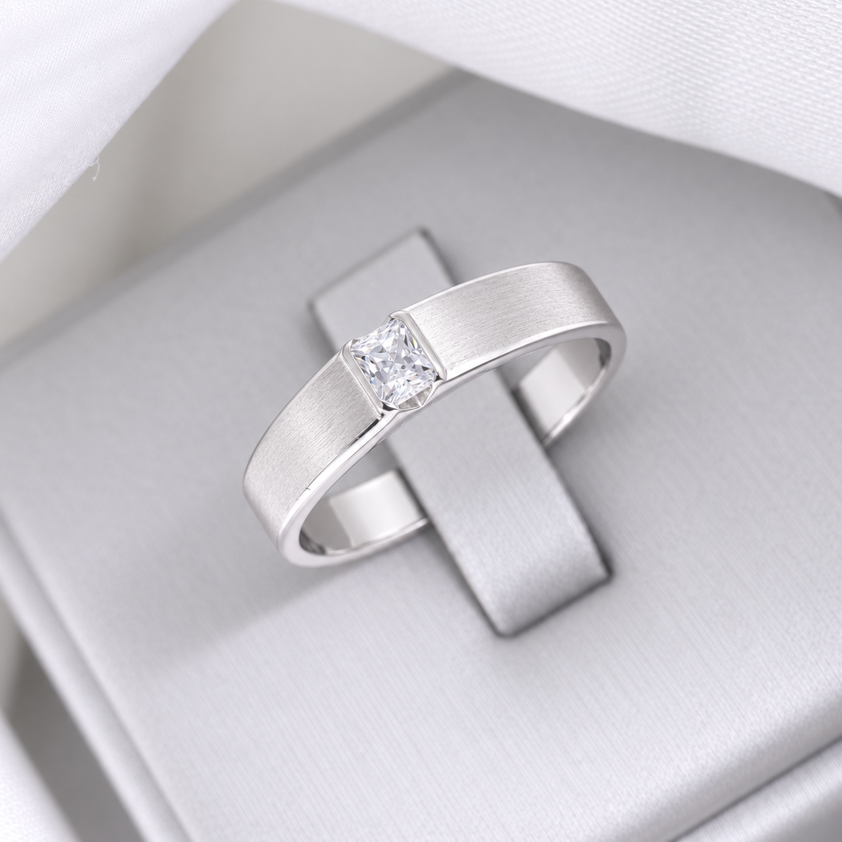 M112 - 0.30 CT Princess Cut GIA Natural Diamond