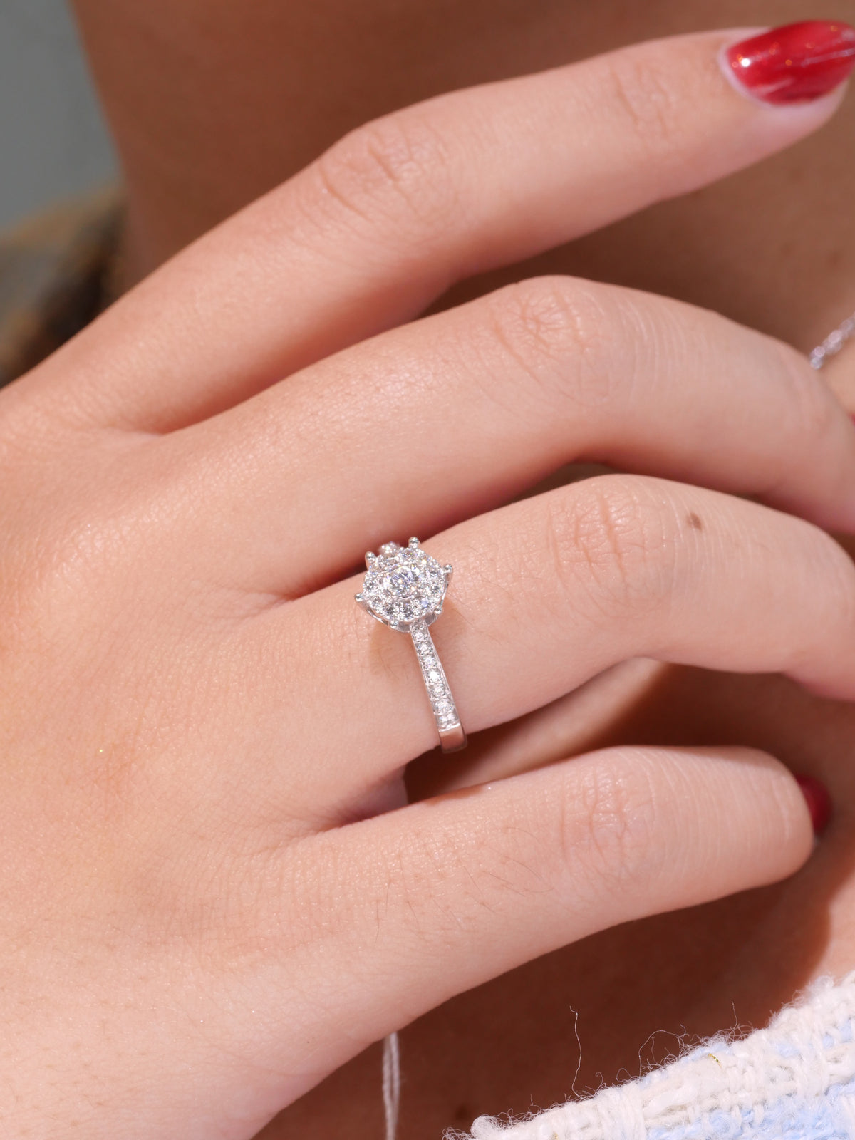 W25 - Princess Natural Diamond Ring