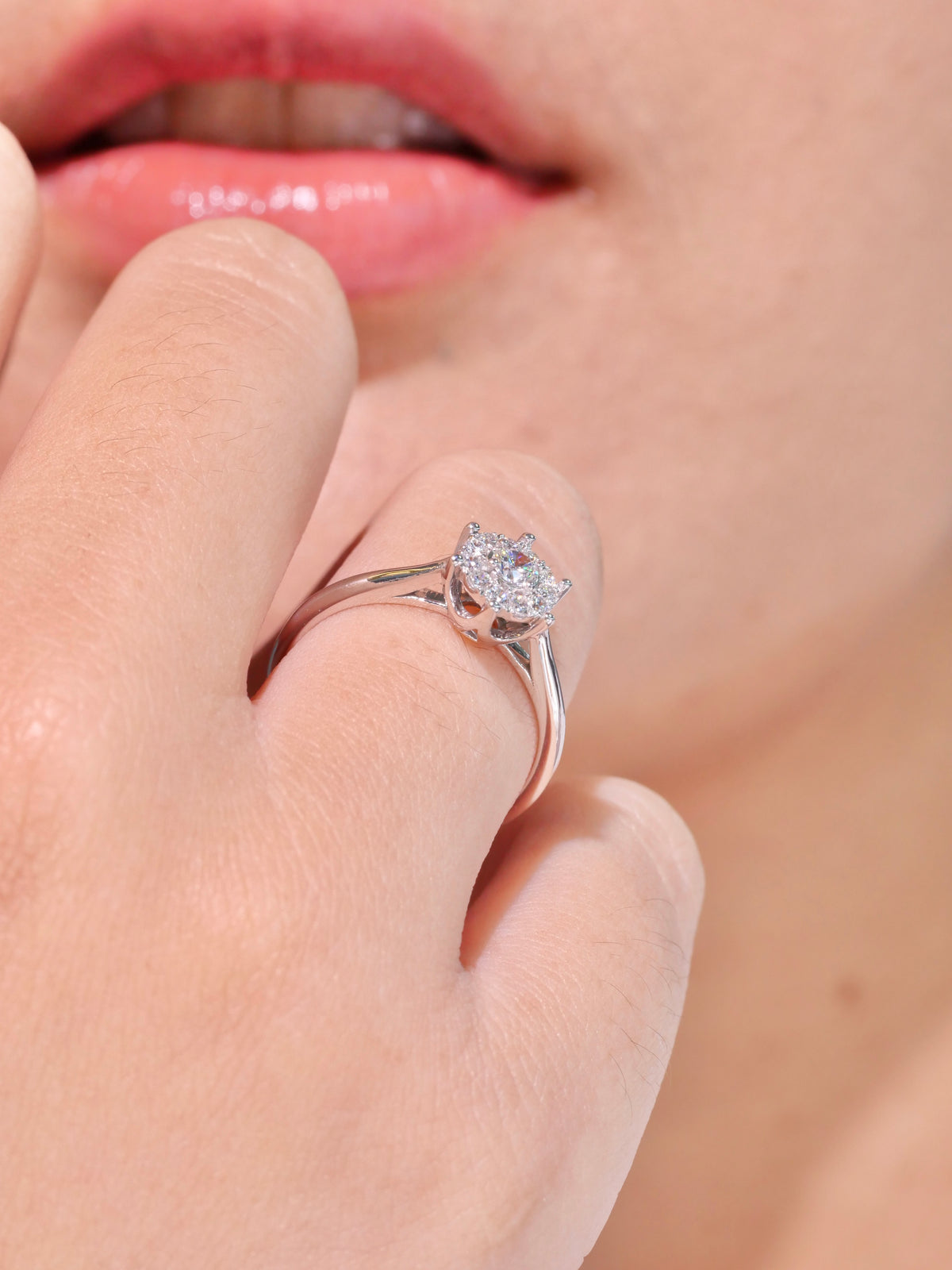 W25 - Princess Natural Diamond Ring
