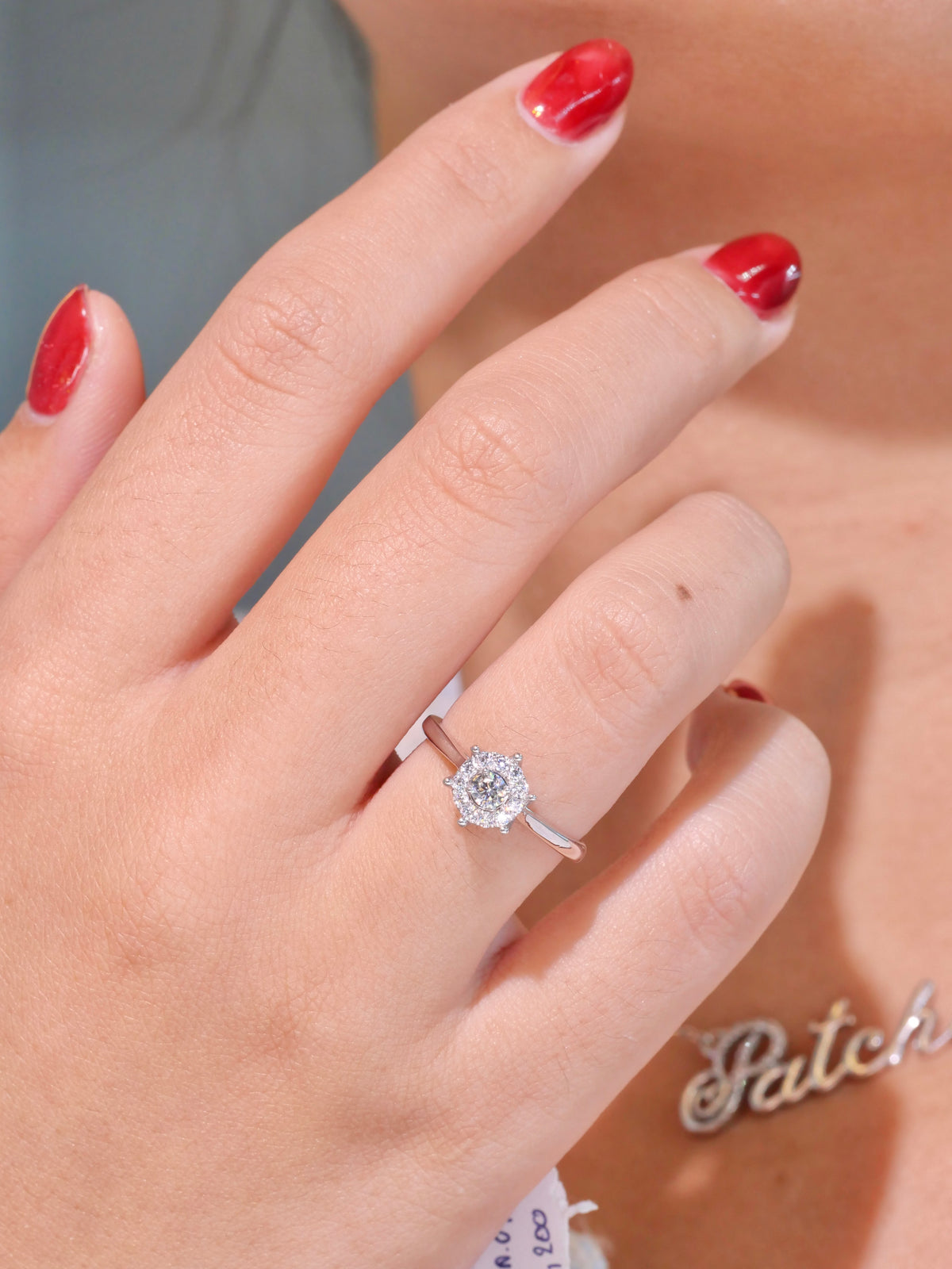 W26 - Princess Lux Natural Diamond Ring